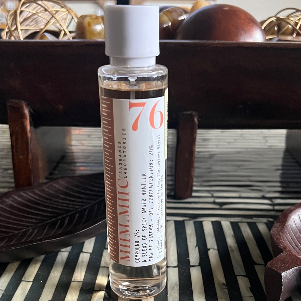 Warm Amber Vanilla Perfume Oil